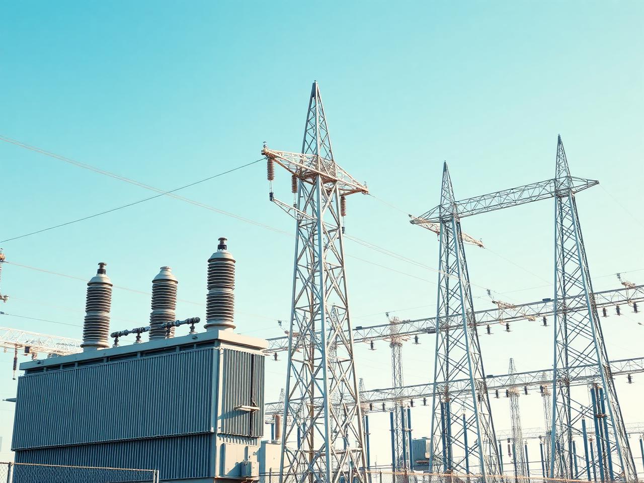 Sähkölinjoja ja muuntajia – energia-alan purkutyöt